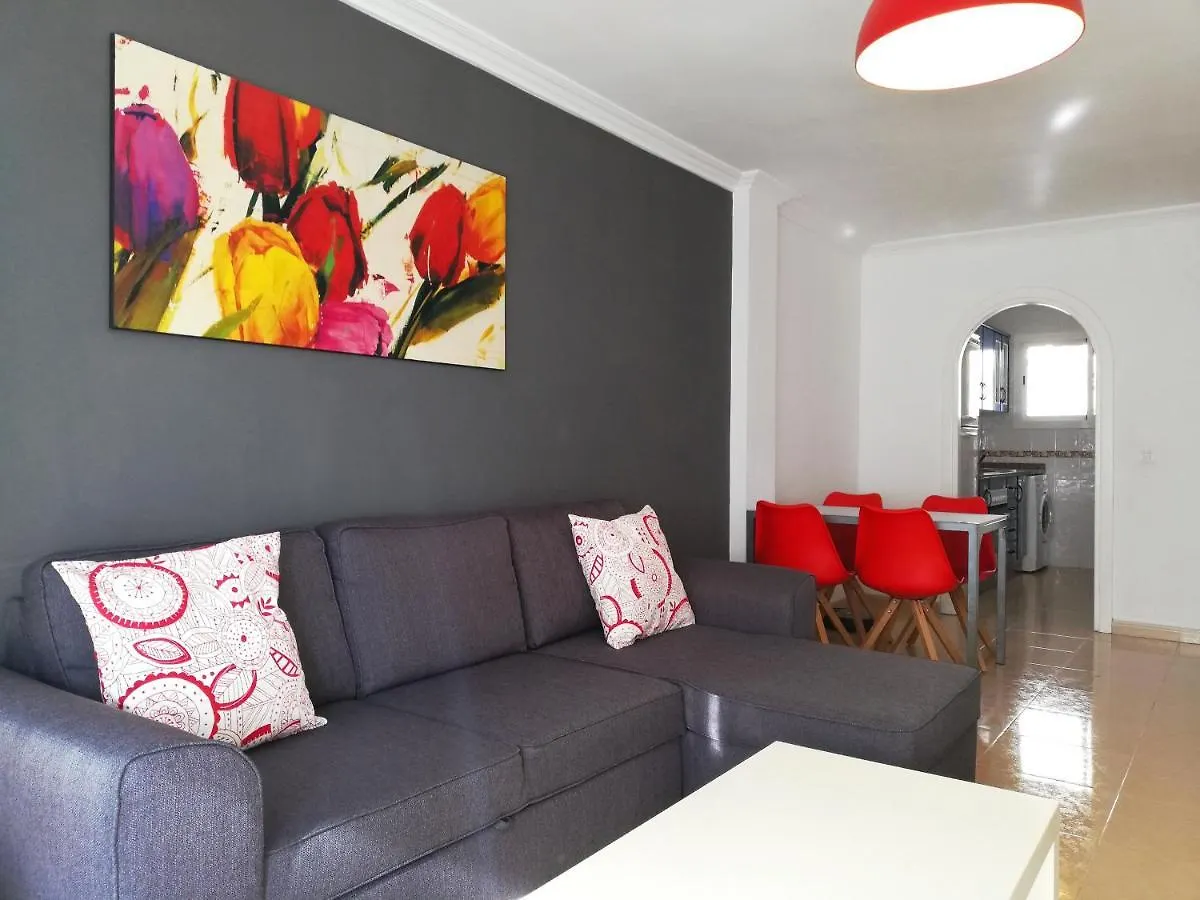 First Line Beach Apartment With Two Bedrooms And Sea View Nerja
